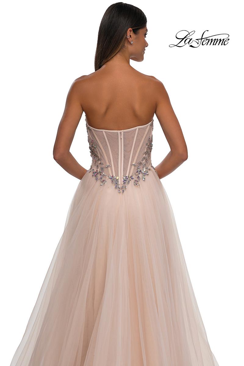 La Femme Dress 32862 - Blush