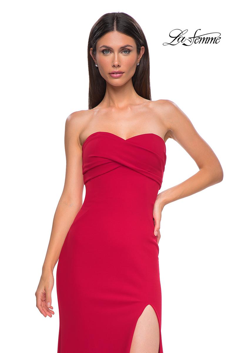 La Femme Dress 32863 - Red