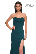 La Femme Dress 32863 - Teal