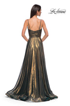 La Femme Dress 32864 - Emerald Gold