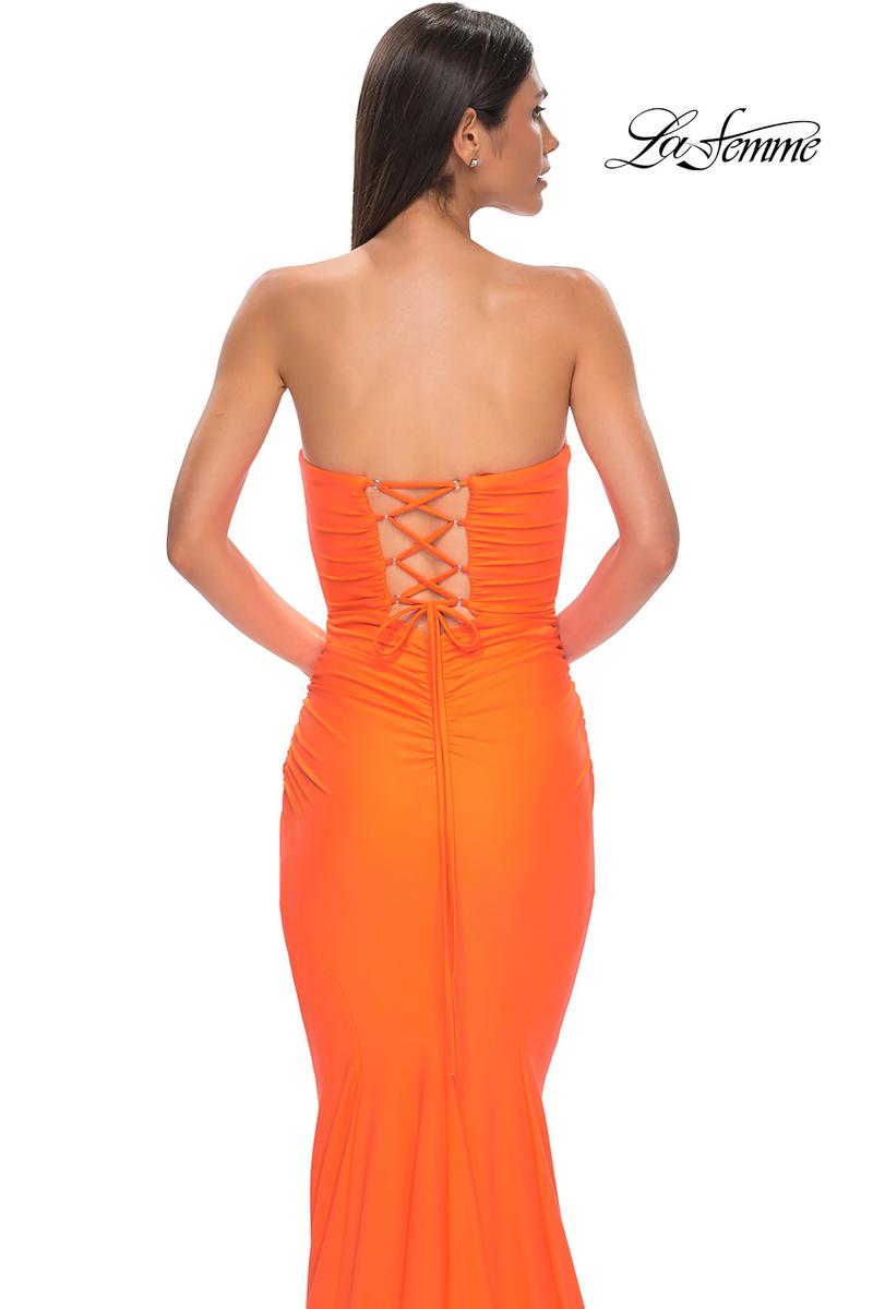 La Femme Dress 32872 - Bright Orange