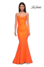La Femme Dress 32872 - Bright Orange