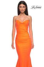 La Femme Dress 32872 - Bright Orange