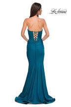 La Femme Dress 32872 - Dark Teal
