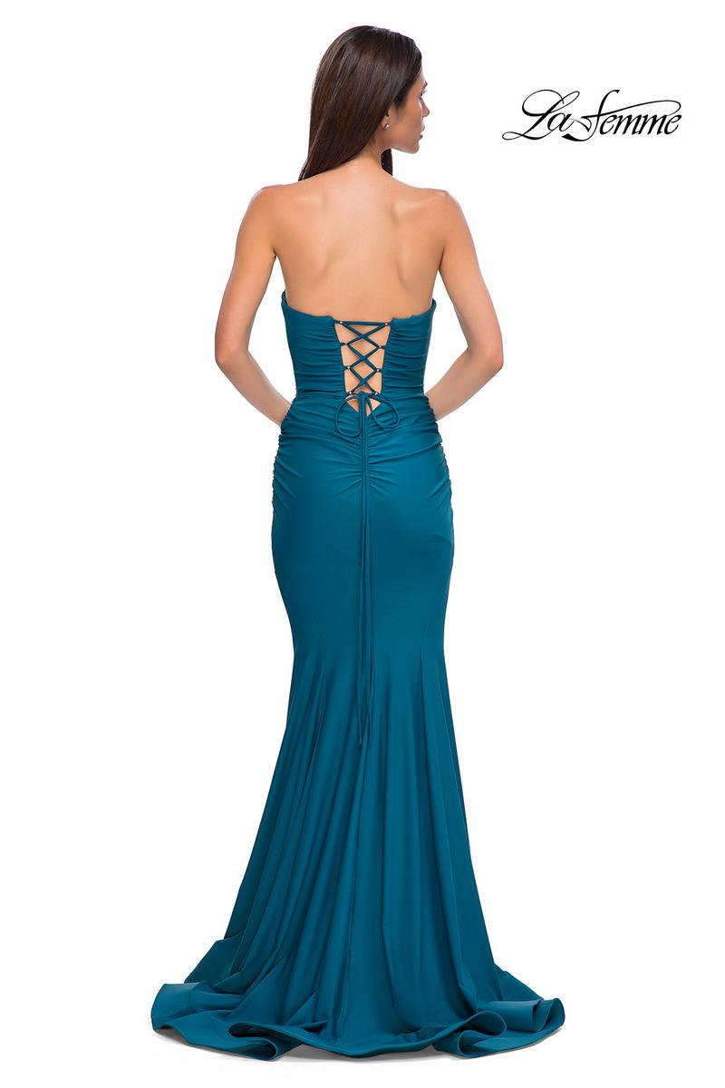 La Femme Dress 32872 - Dark Teal