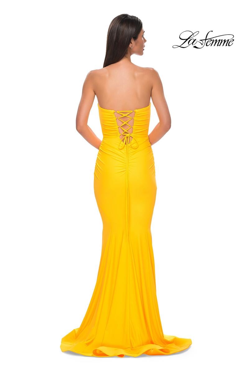 La Femme Dress 32872 - Yellow