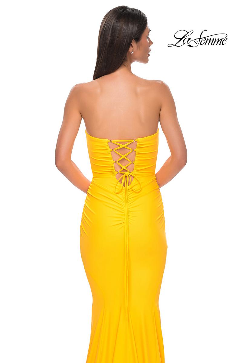 La Femme Dress 32872 - Yellow
