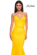 La Femme Dress 32872 - Yellow