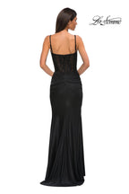 La Femme Dress 32873 - Black