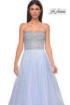 La Femme Dress 32875 - Light Periwinkle