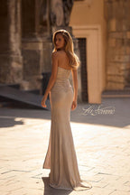 La Femme Dress 32876 - Champagne