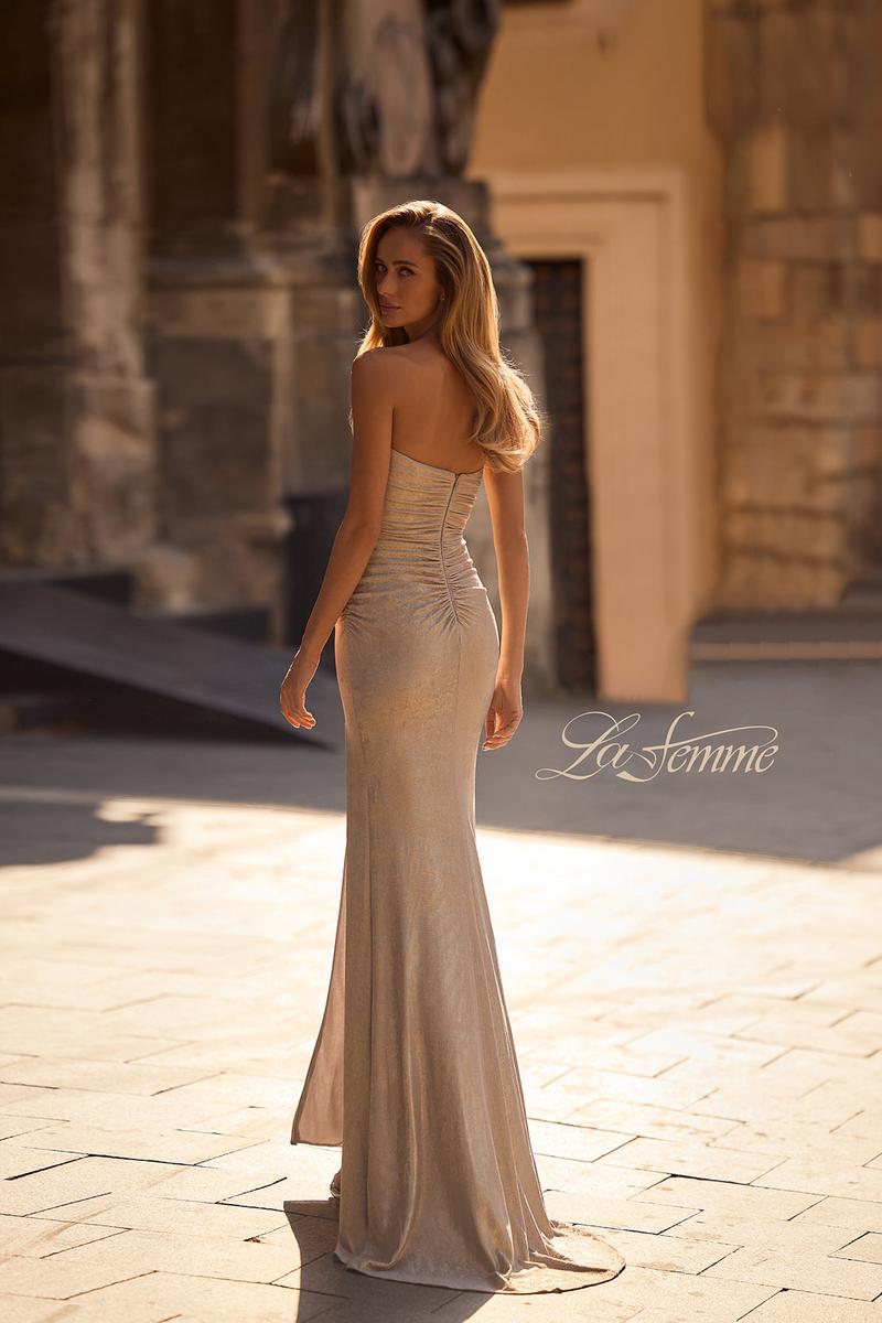 La Femme Dress 32876 - Champagne