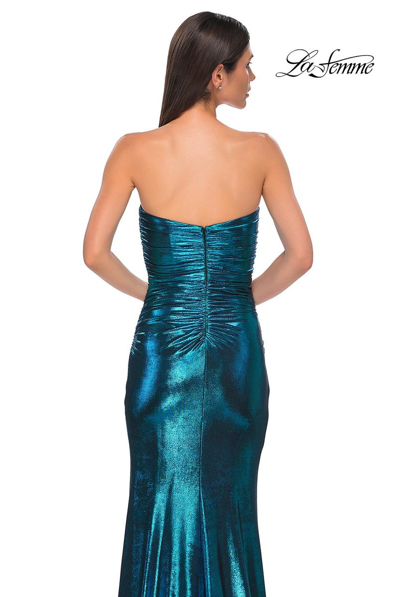 La Femme Dress 32876 - Dark Teal