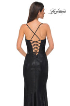 La Femme Dress 32877 - Black