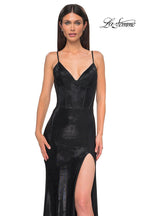 La Femme Dress 32877 - Black
