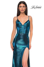 La Femme Dress 32877 - Dark Teal