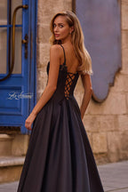 La Femme Dress 32878 - Black