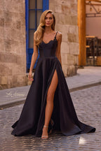 La Femme Dress 32878 - Black