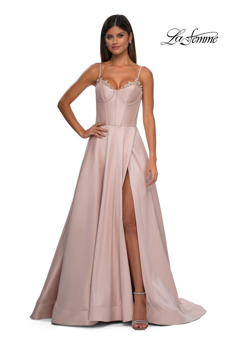La Femme Dress 32878 - Champagne
