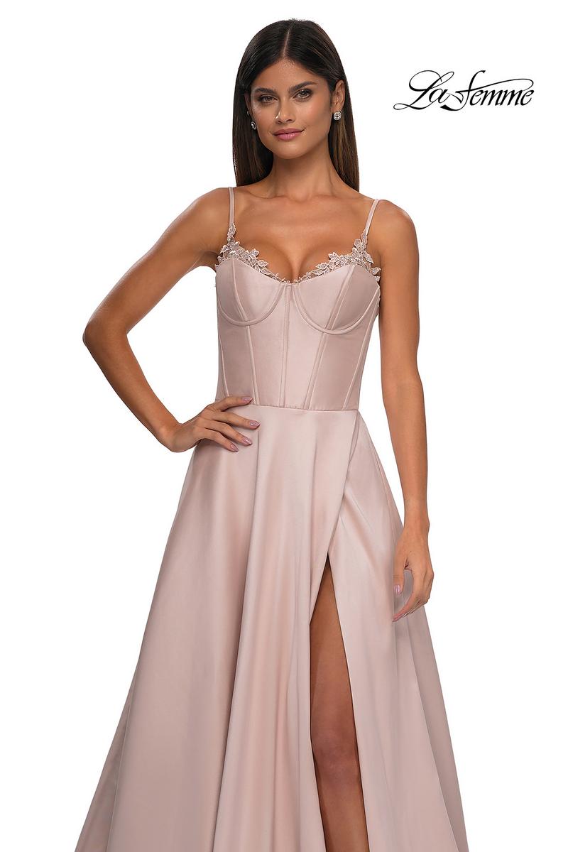 La Femme Dress 32878 - Champagne
