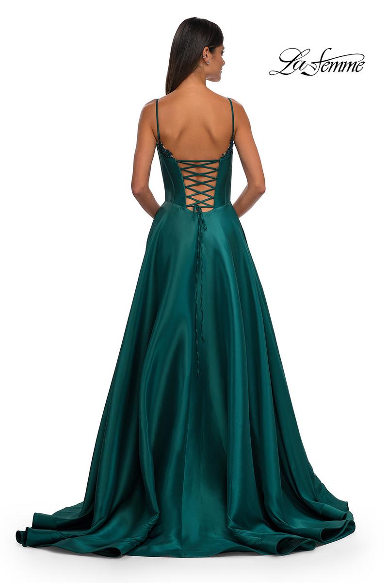 La Femme Dress 32878 - Emerald