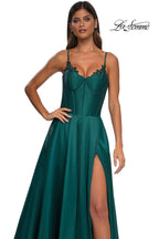 La Femme Dress 32878 - Emerald