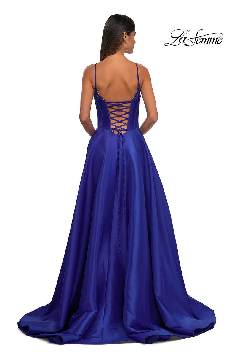 La Femme Dress 32878 - Royal Blue