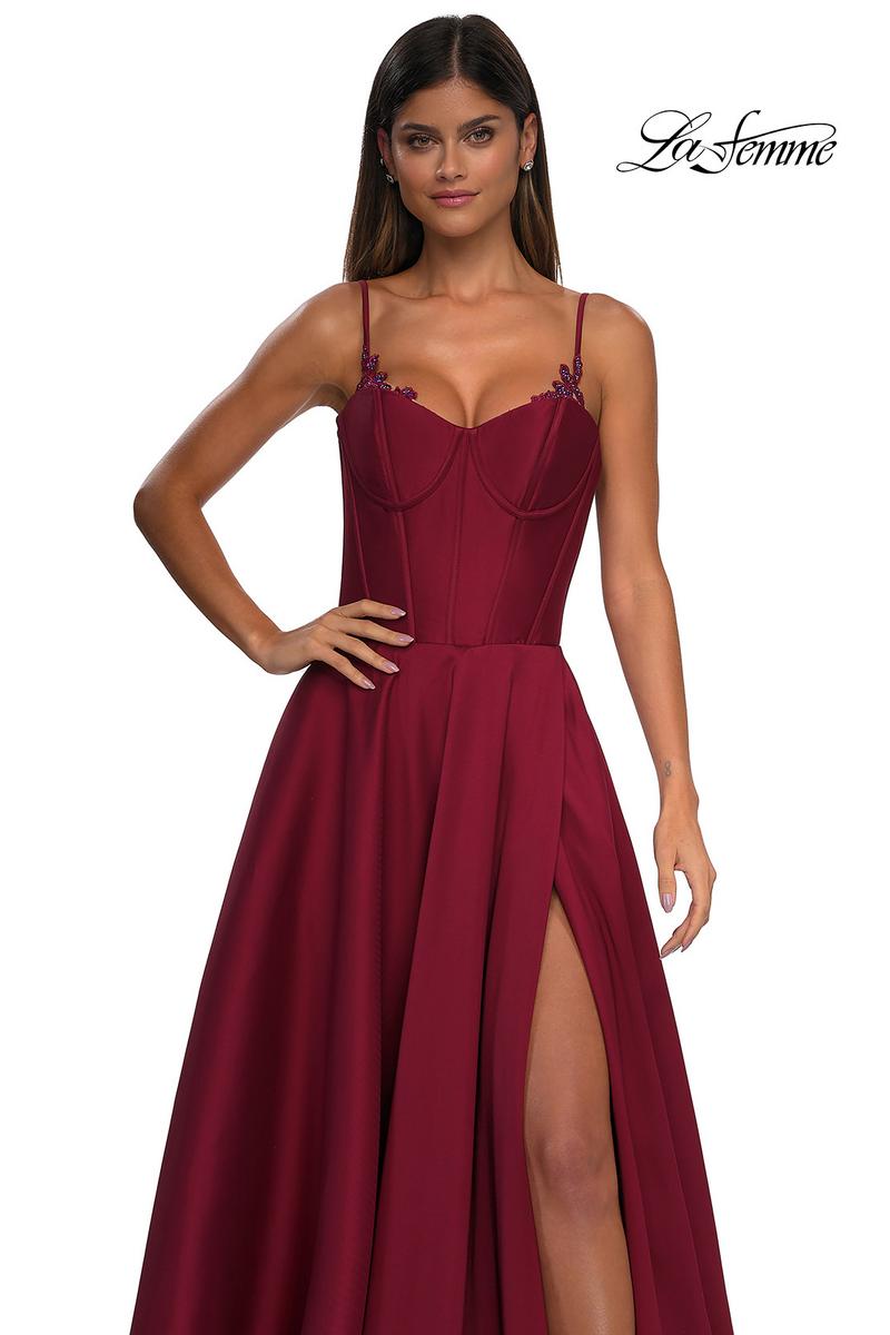 La Femme Dress 32878 - Wine