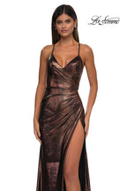 La Femme Dress 32884 - Bronze