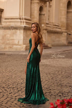 La Femme Dress 32884 - Emerald