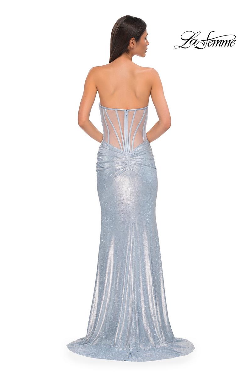 La Femme Dress 32886 - Light Blue