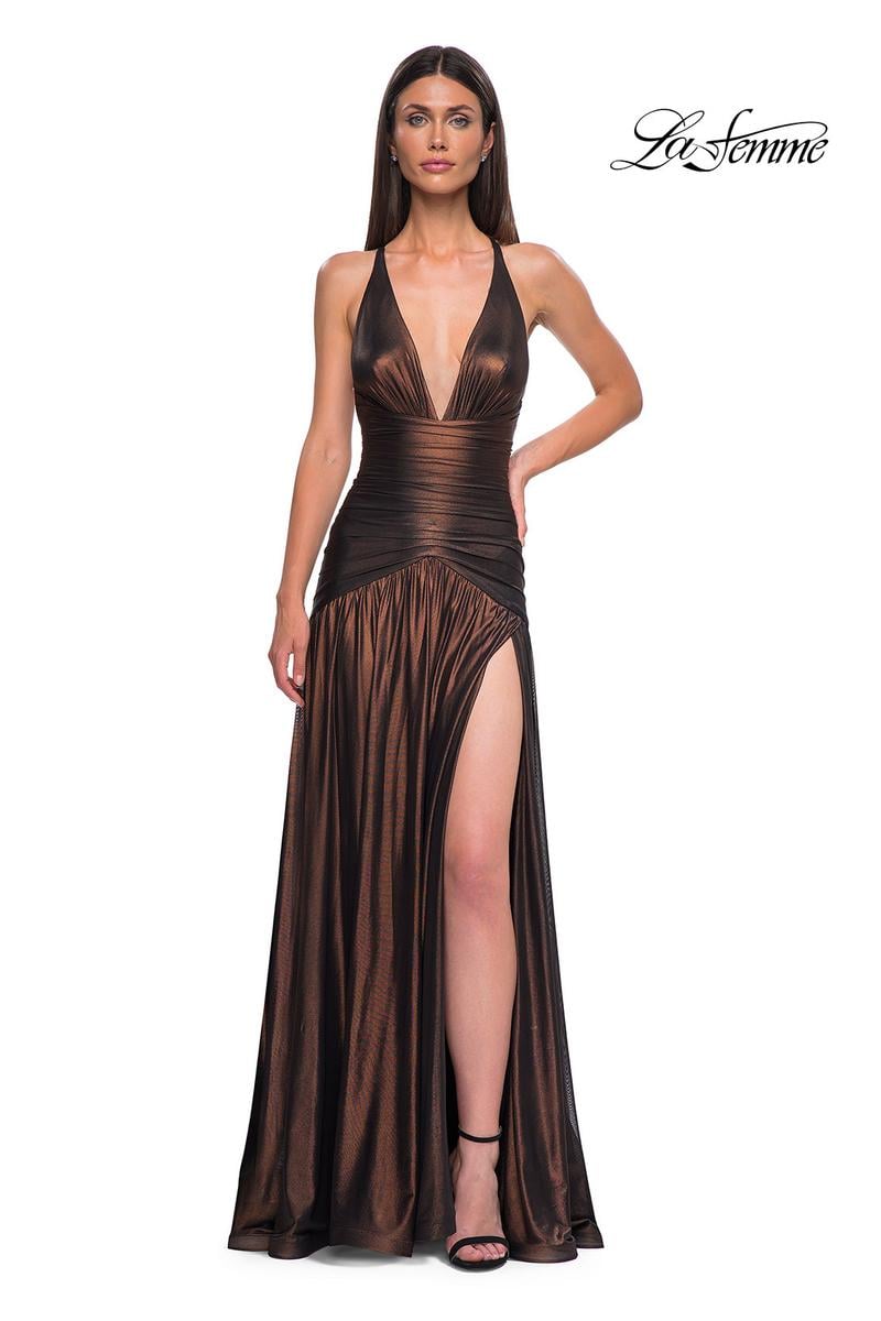 La Femme Dress 32887 - Bronze