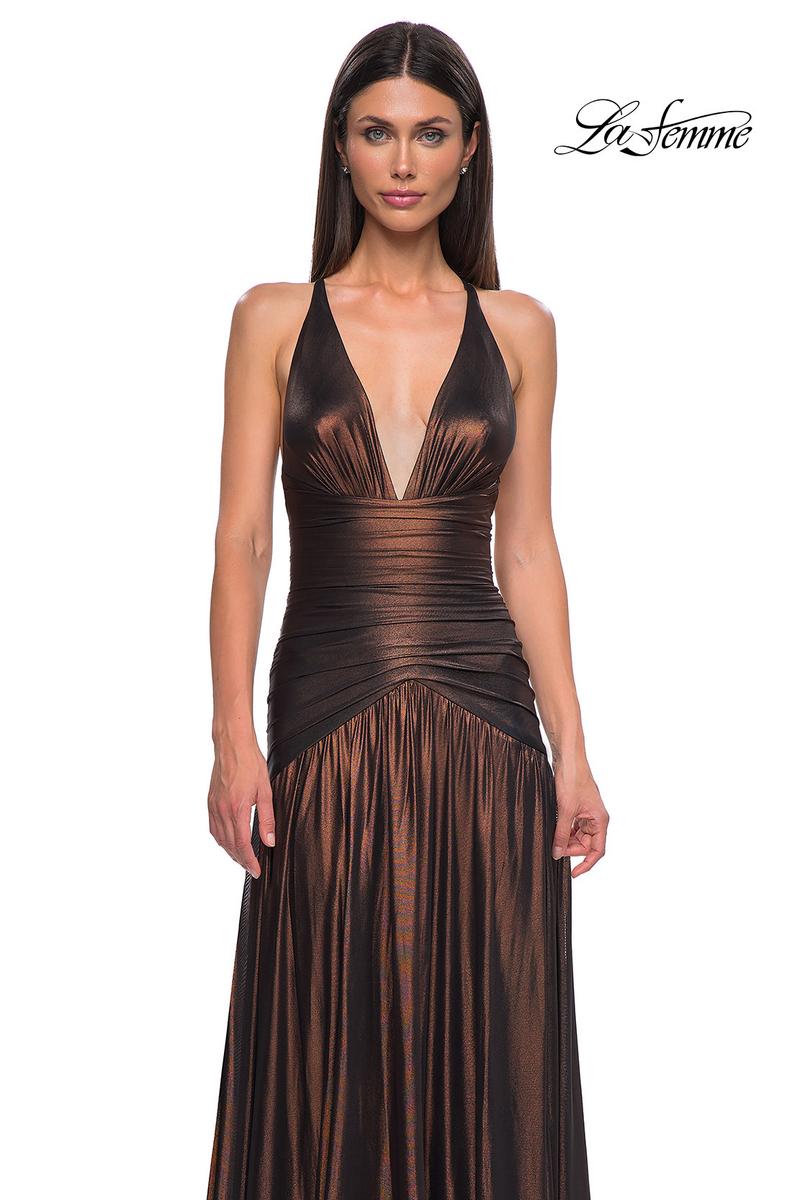 La Femme Dress 32887 - Bronze