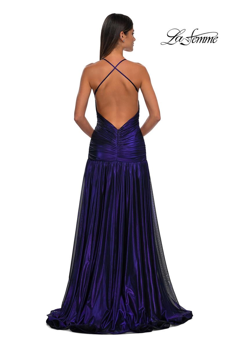 La Femme Dress 32887 - Indigo