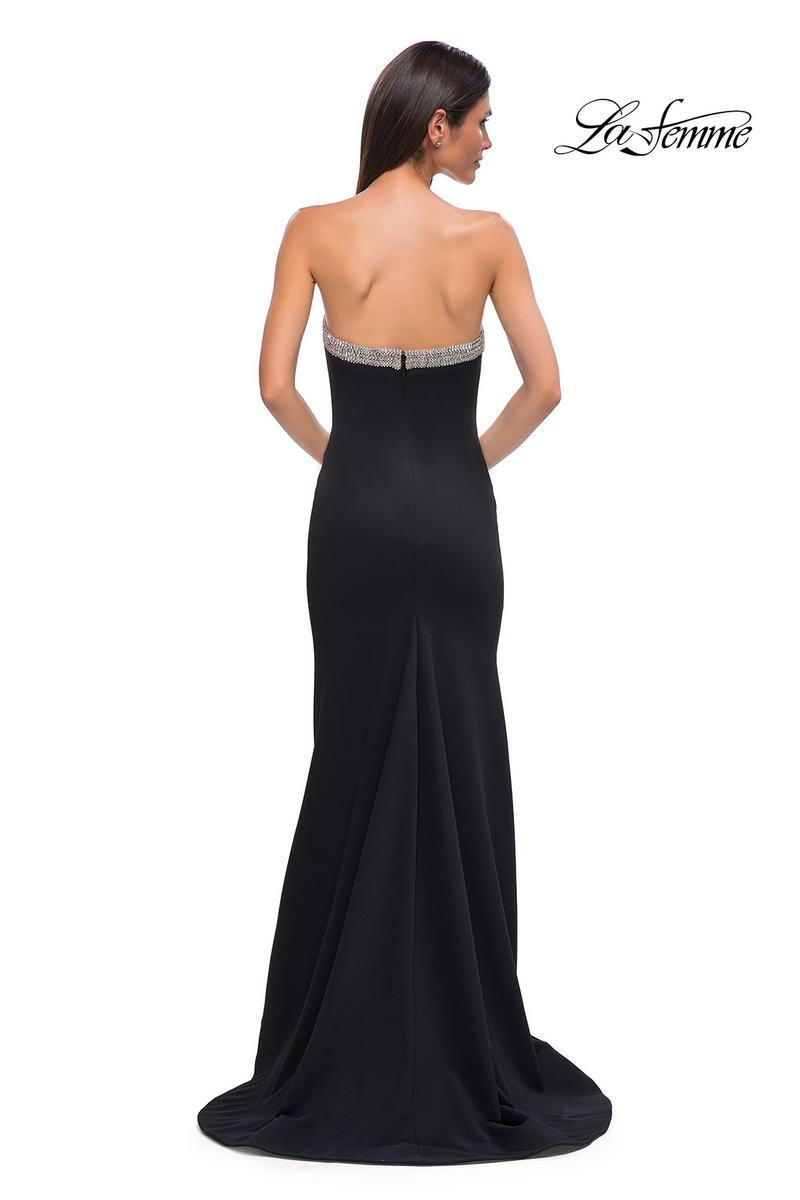 La Femme Dress 32891 - Black
