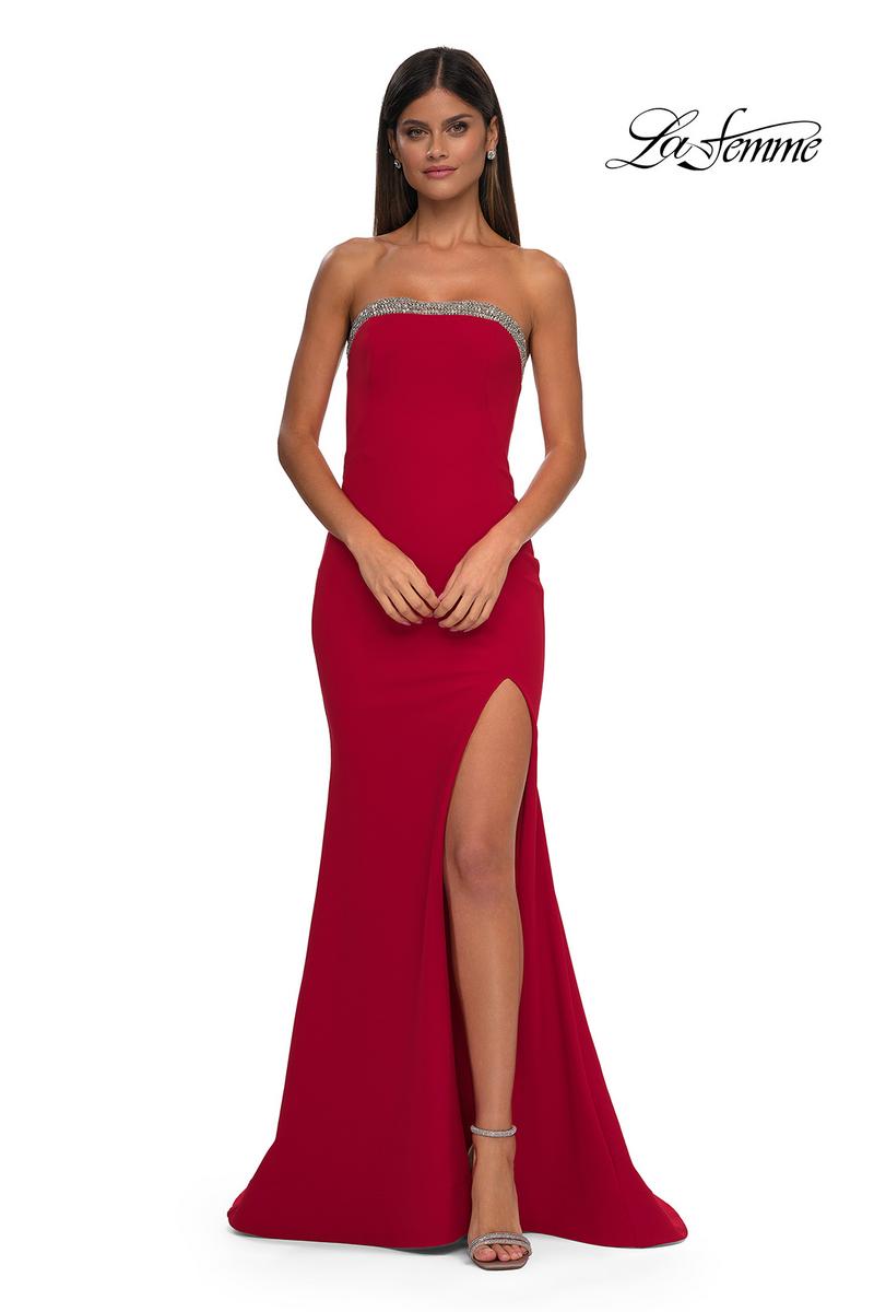 La Femme Dress 32891 - Red