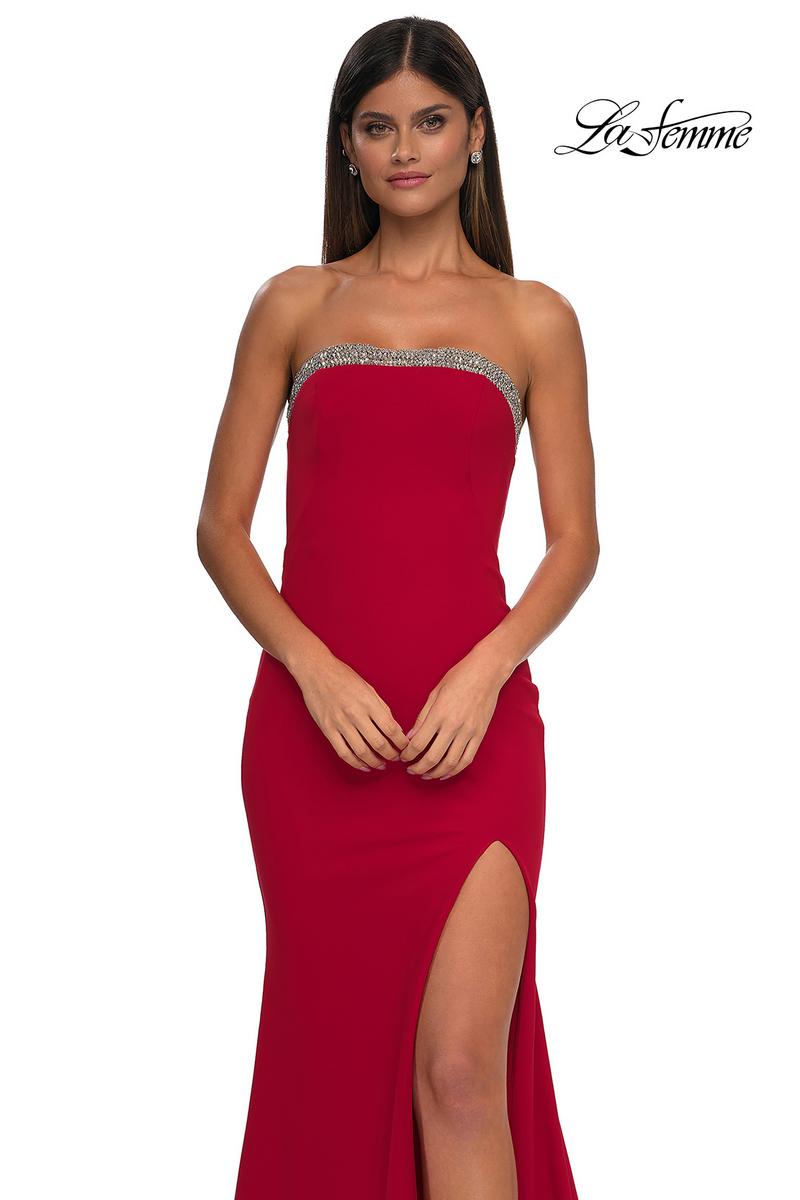 La Femme Dress 32891 - Red