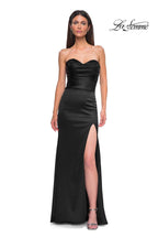 La Femme Dress 32896 - Black