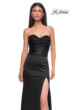 La Femme Dress 32896 - Black