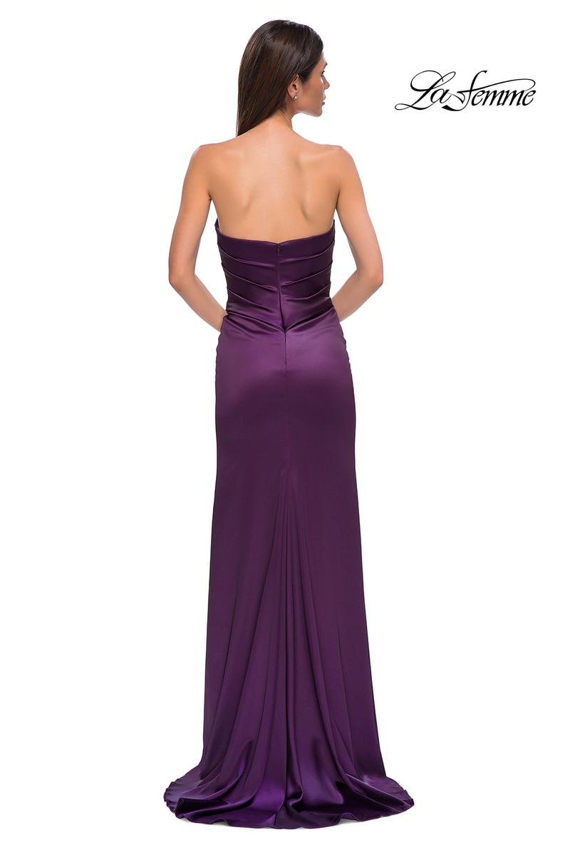 La Femme Dress 32896 - Dark Berry