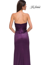 La Femme Dress 32896 - Dark Berry