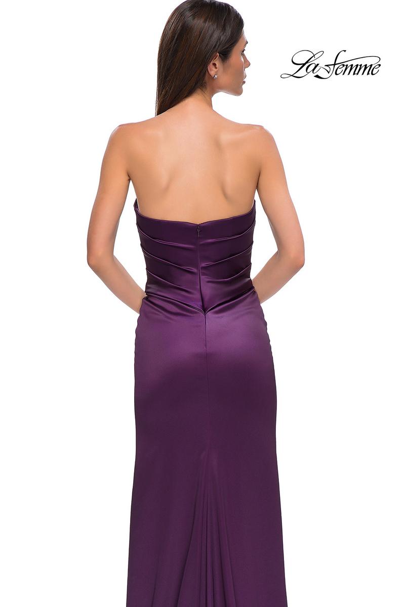 La Femme Dress 32896 - Dark Berry