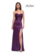 La Femme Dress 32896 - Dark Berry
