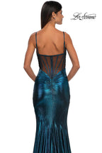 La Femme Dress 32897 - Dark Teal