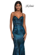 La Femme Dress 32897 - Dark Teal