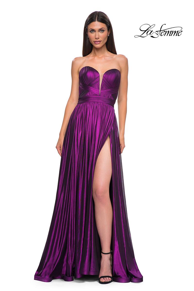La Femme Dress 32899 - Purple