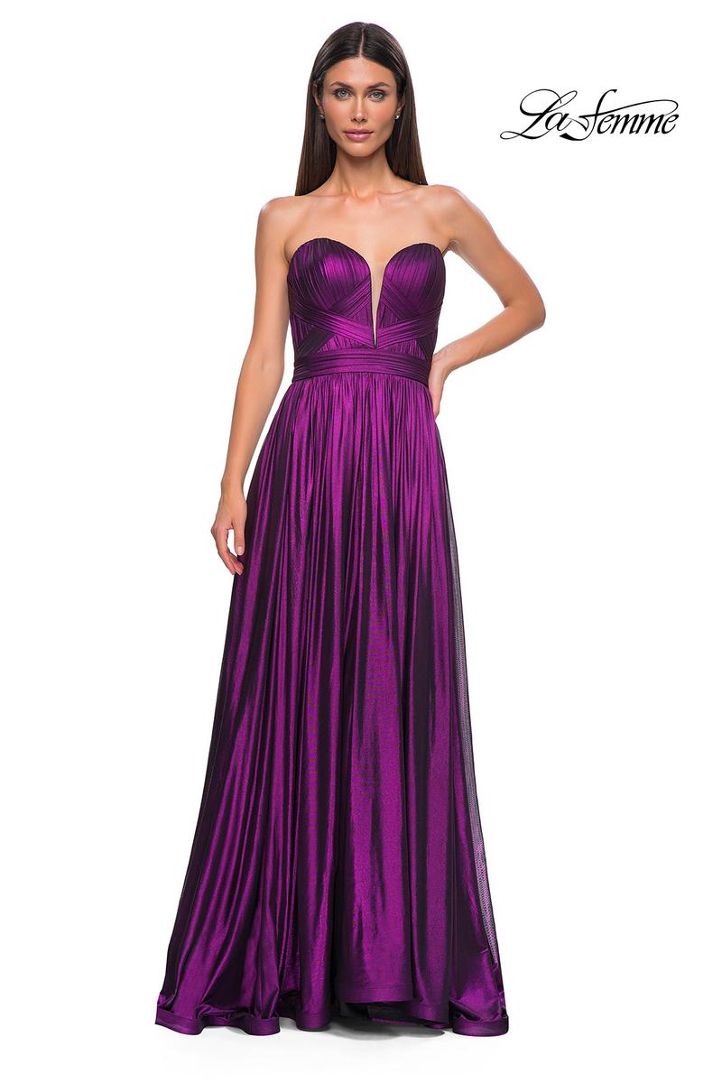 La Femme Dress 32899 - Purple