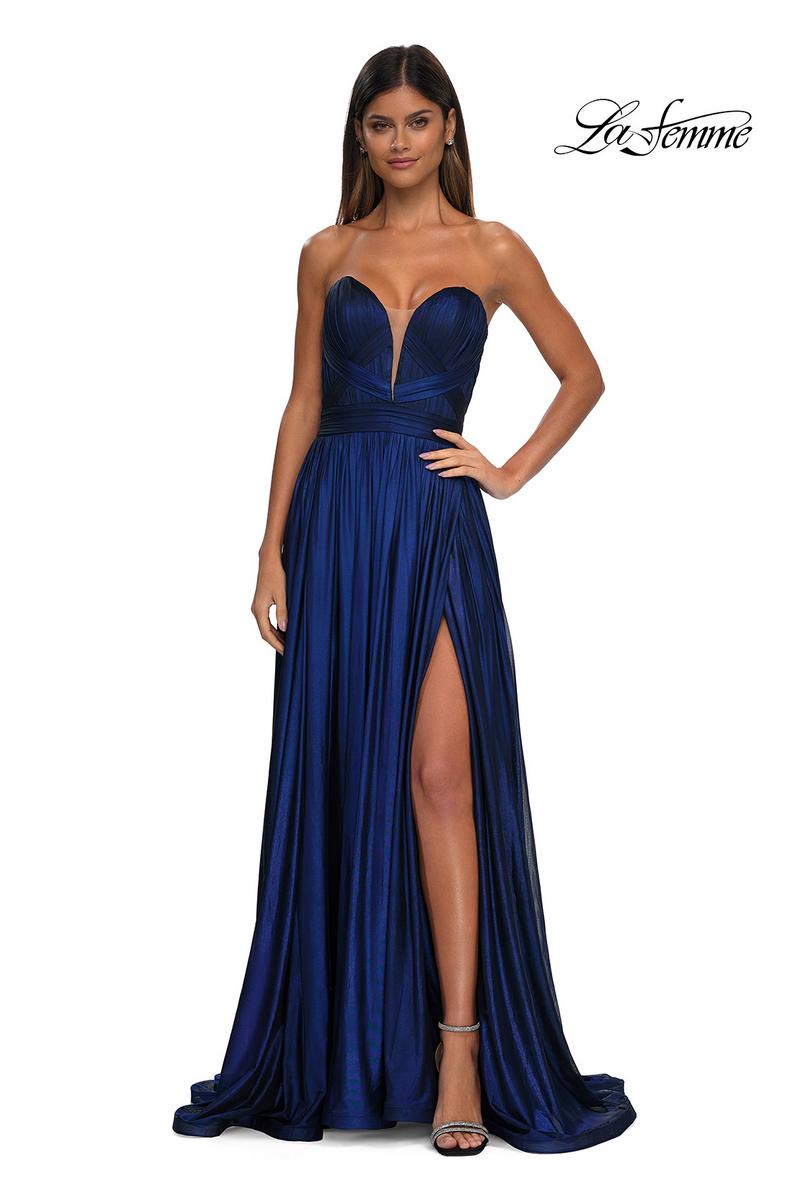 La Femme Dress 32899 - Royal Blue