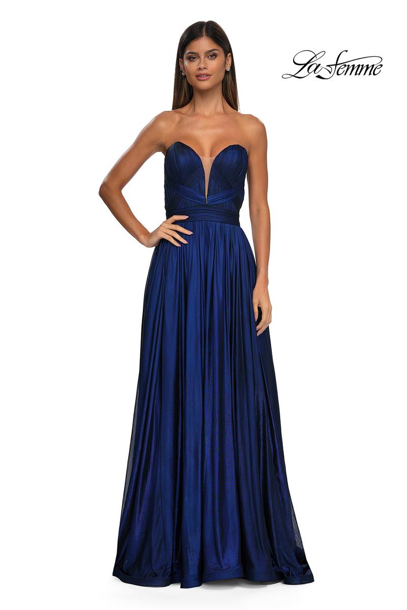 La Femme Dress 32899 - Royal Blue
