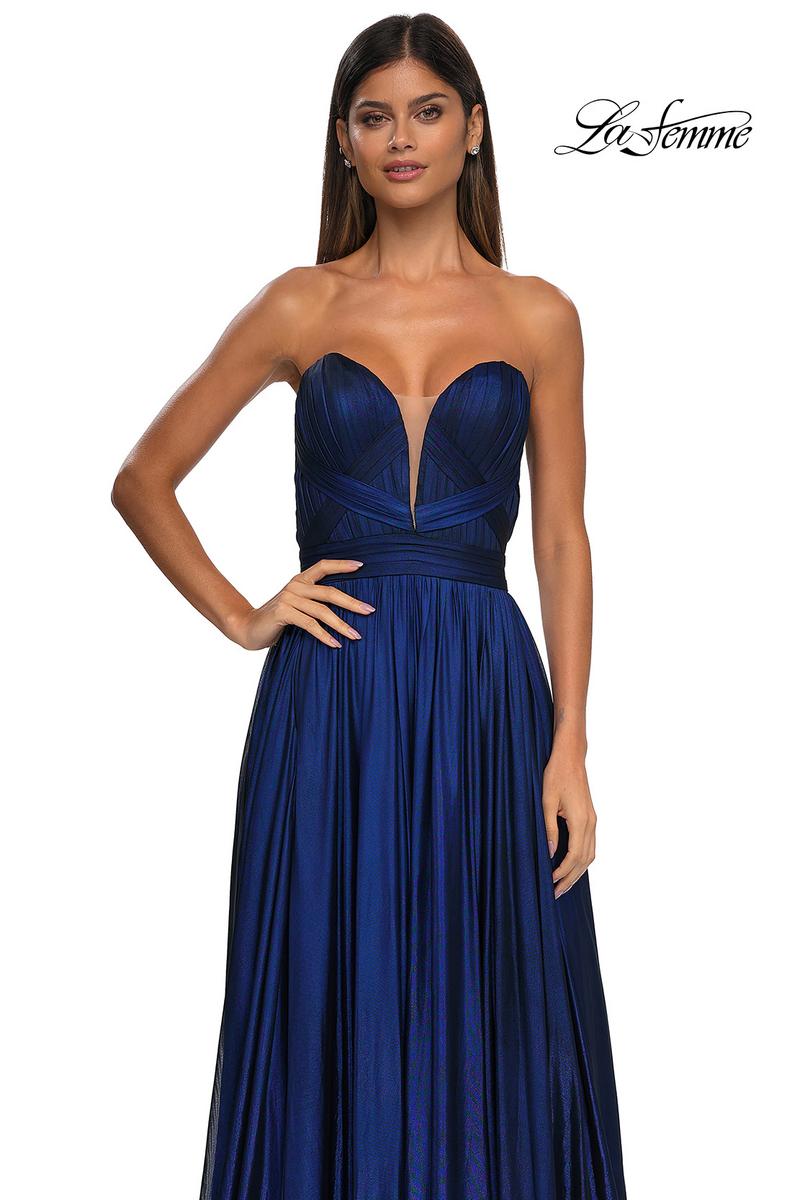 La Femme Dress 32899 - Royal Blue